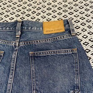 Aritzia Denim Forum High Rise Long Skirt